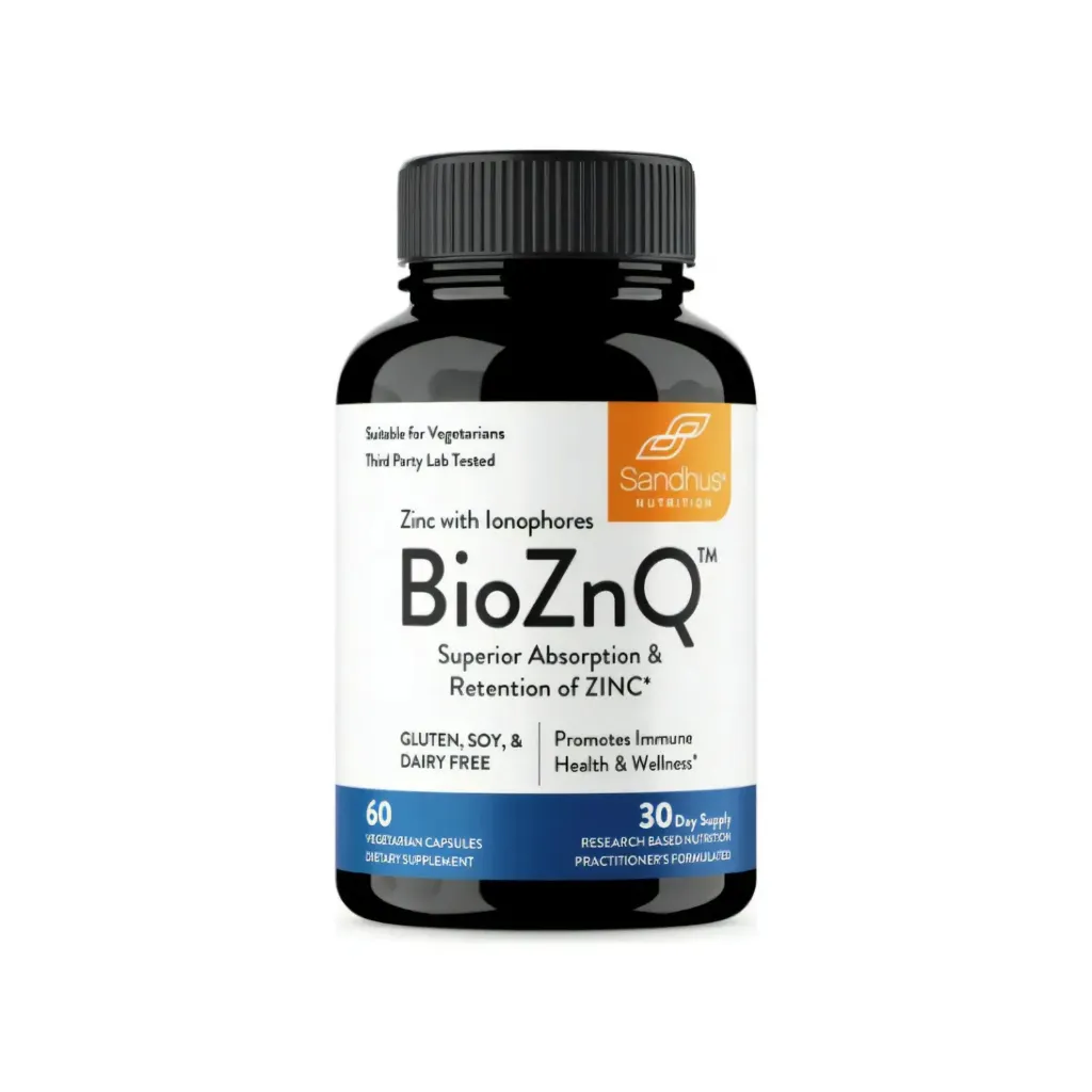 Sandhus BioznQ Zinc Con Lonóforos Con 60 Capsulas