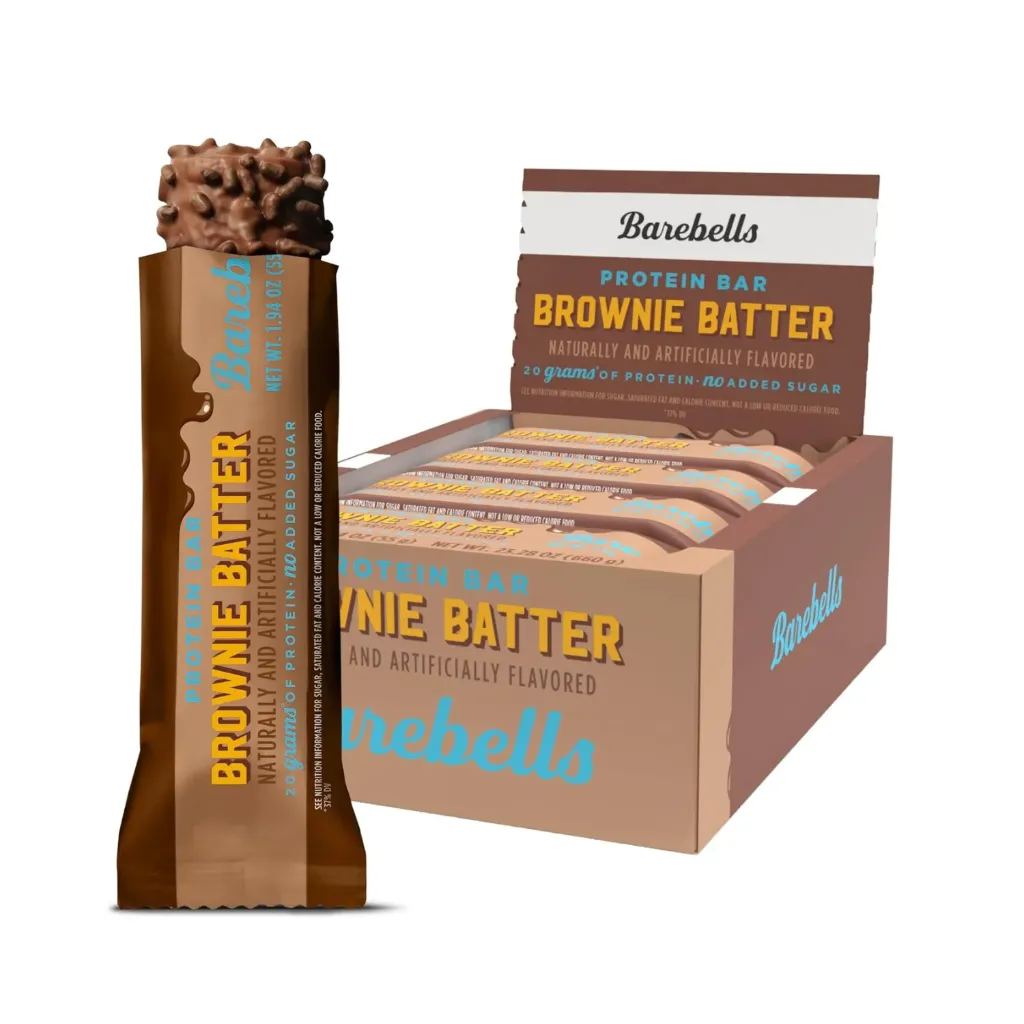 Barebells Barras de Proteína 12 Barras de 55 grs Sabor Brownie Batter