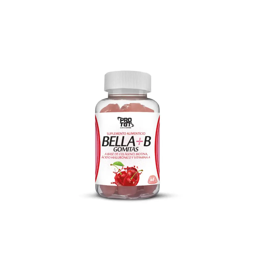 PROTGT BELLA+B colageno biotina vitamina A, 60 gomitas