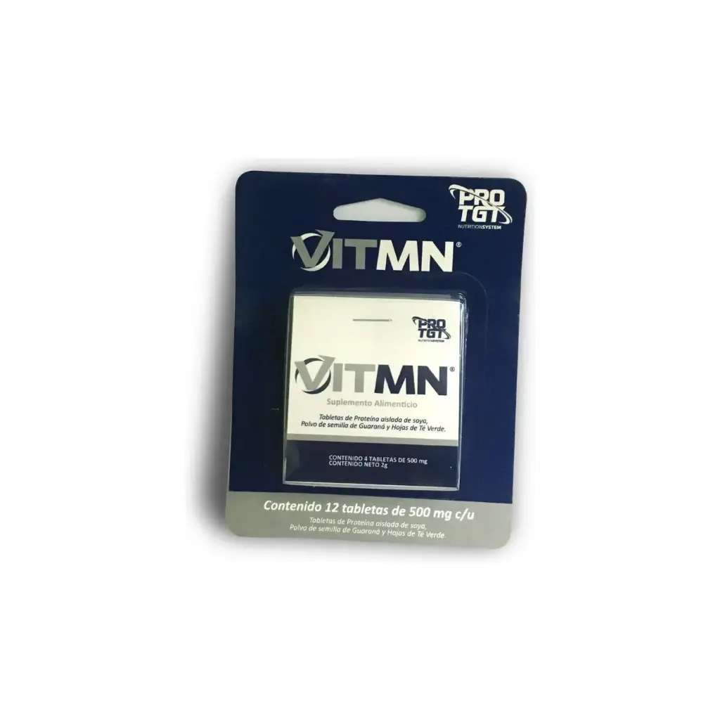 PROTGT VITMEN (ENERGIZANTE) 4 TABLETAS DE 500 MG