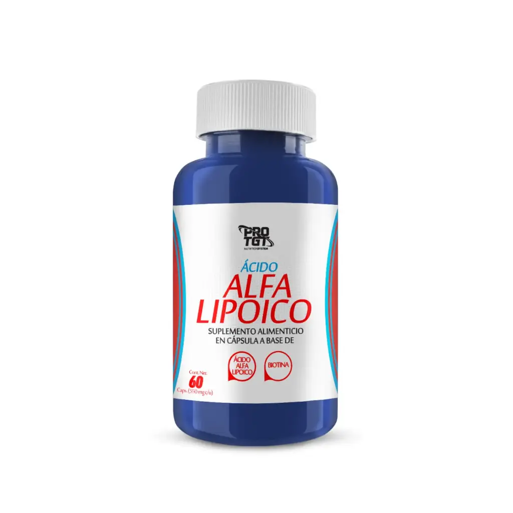 PROTGT Acido Alfa Lipoico 550 mg 60 Capsulas  Antioxidante