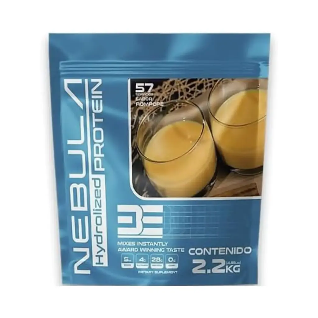 Be Supplements, Proteina Nebula 100% Whey Isolate 2.2 kg, 57 Servicios, Sabor Rompope, Recuperación y Crecimiento Muscular