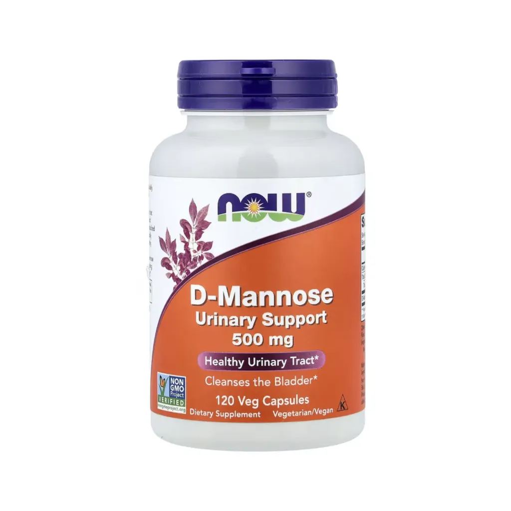 [733739028112] Now Foods D-Manosa 500 Mg, Refuerzo Urinario 120 Cápsulas Vegetarianas 
