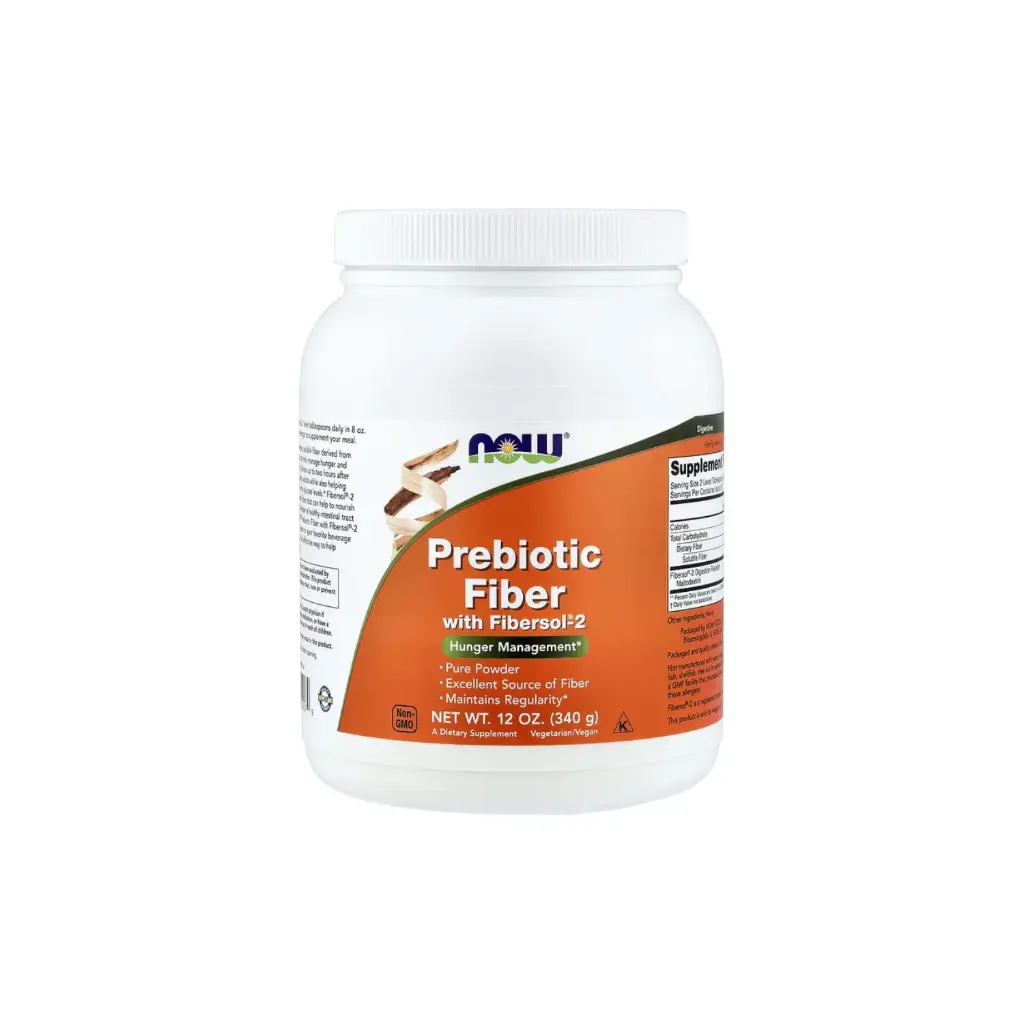 Now Foods Fibra Prebiótica Con Fibersol-2, 340 G (12 Oz) Manejo Del Hambre, Excelente Fuente De Fibra