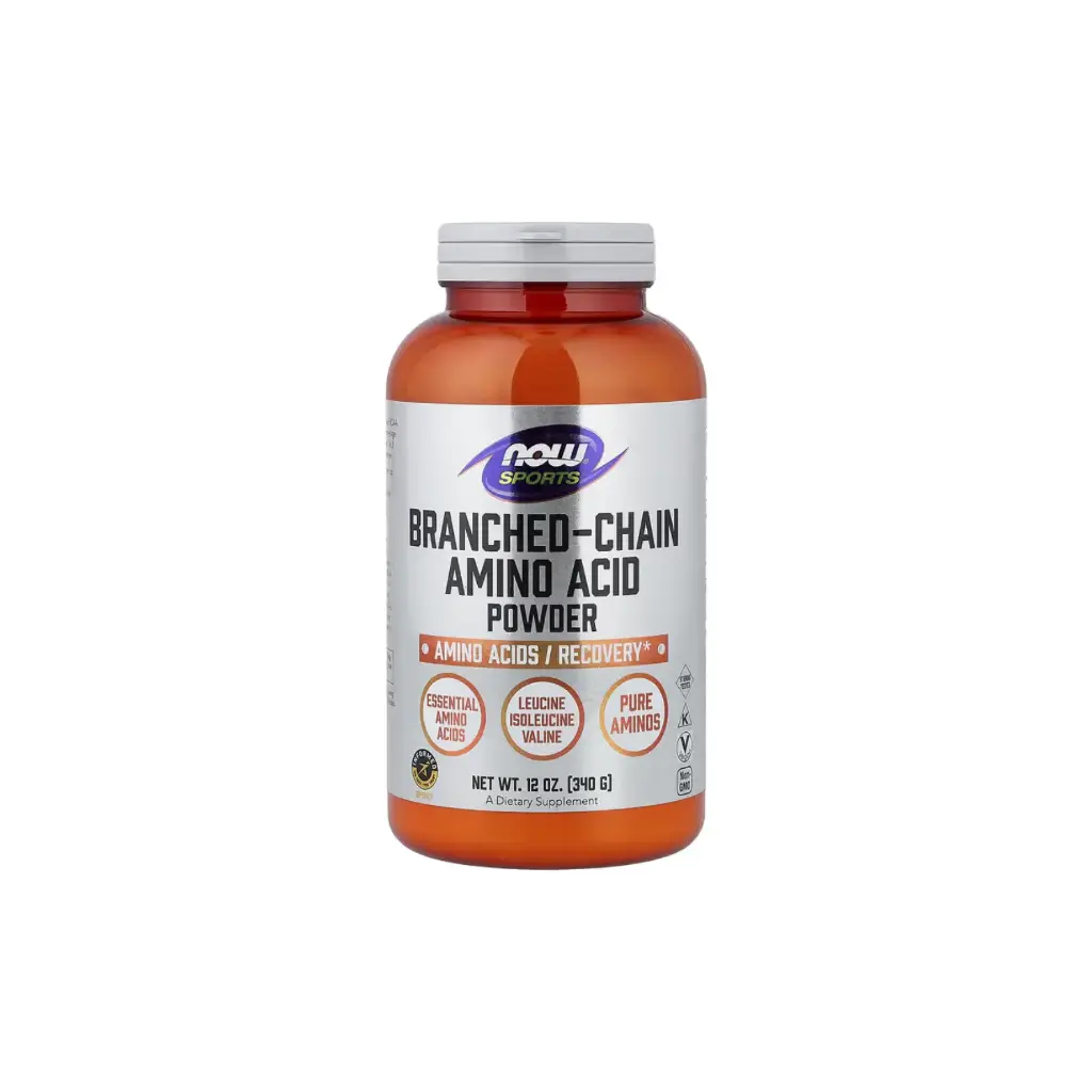 Now Foods Sports Aminoácidos De Cadena Ramificada En Polvo, Aminoácidos Y Recuperación, Aminoácidos Esenciales 340 G (12 Oz) 