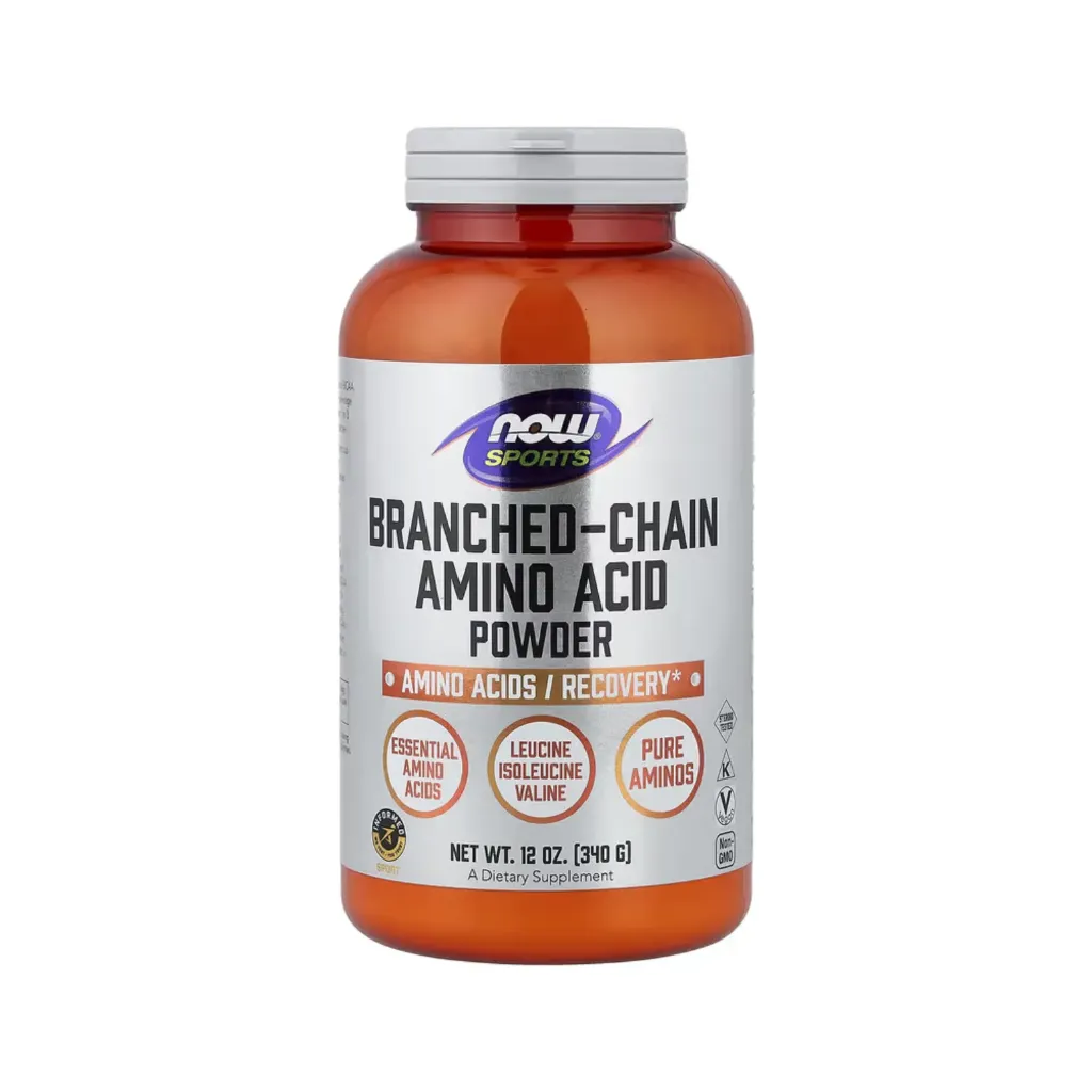 Now Foods Sports Aminoácidos De Cadena Ramificada En Polvo, Aminoácidos Y Recuperación, Aminoácidos Esenciales 340 G (12 Oz) 