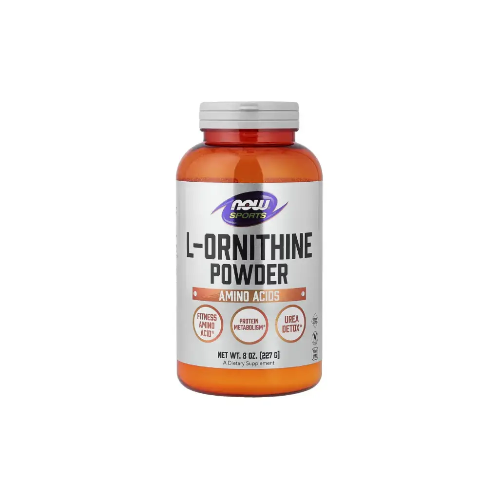 Now Foods Sports L-Ornitina En Polvo 227 G Aminoácidos Para Favorecer La Salud, Metabolismo De Las Proteínas (8 Oz) 