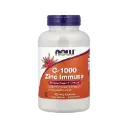 Now Foods C-1000 Zinc Immune, Fórmula De Refuerzo Estacional, Protección Antioxidante 180 Cápsulas Vegetales 