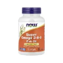 Now Foods Aceite De Pescado Con Super Omega-3, 6 Y 9, Salud Cardiovascular 90 Cápsulas Blandas 