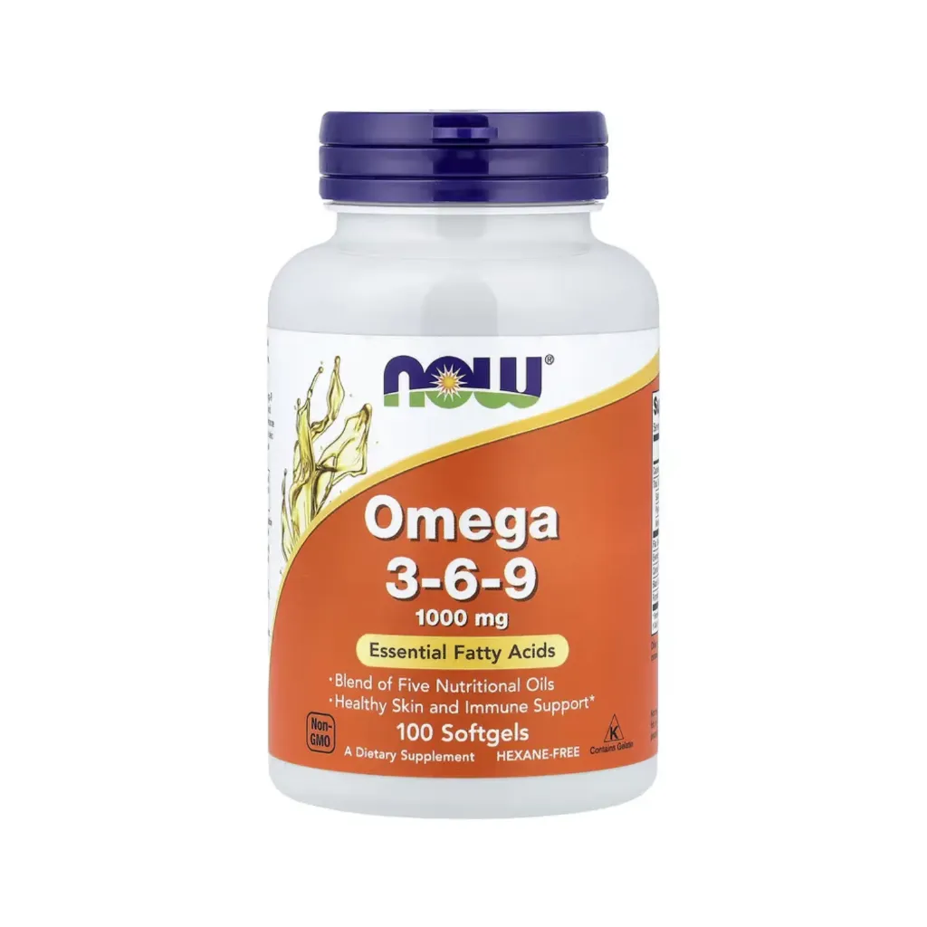 [733739018359] Now Foods Omega 3-6-9 1000 Mg, Ácidos Grasos Esenciales 100 Cápsulas Blandas 
