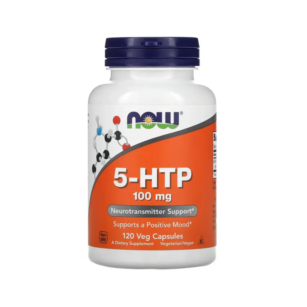 Now Foods 5-Htp 100 Mg, Refuerzo Para Los Neurotransmisores 120 Cápsulas Vegetales 
