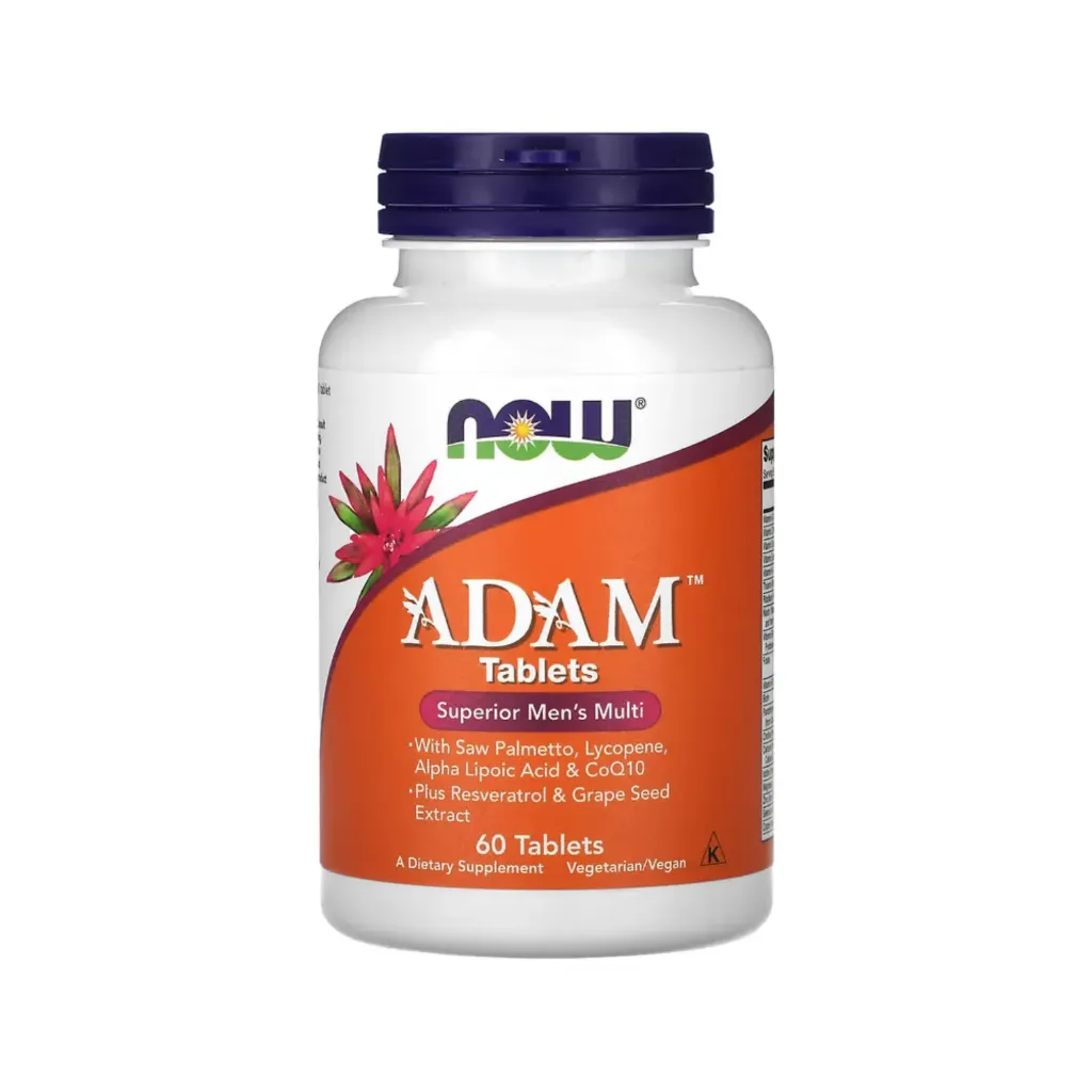 [733739038753] Now Foods Adam Suplemento Multivitamínico Superior Para Hombres 60 Tabletas 