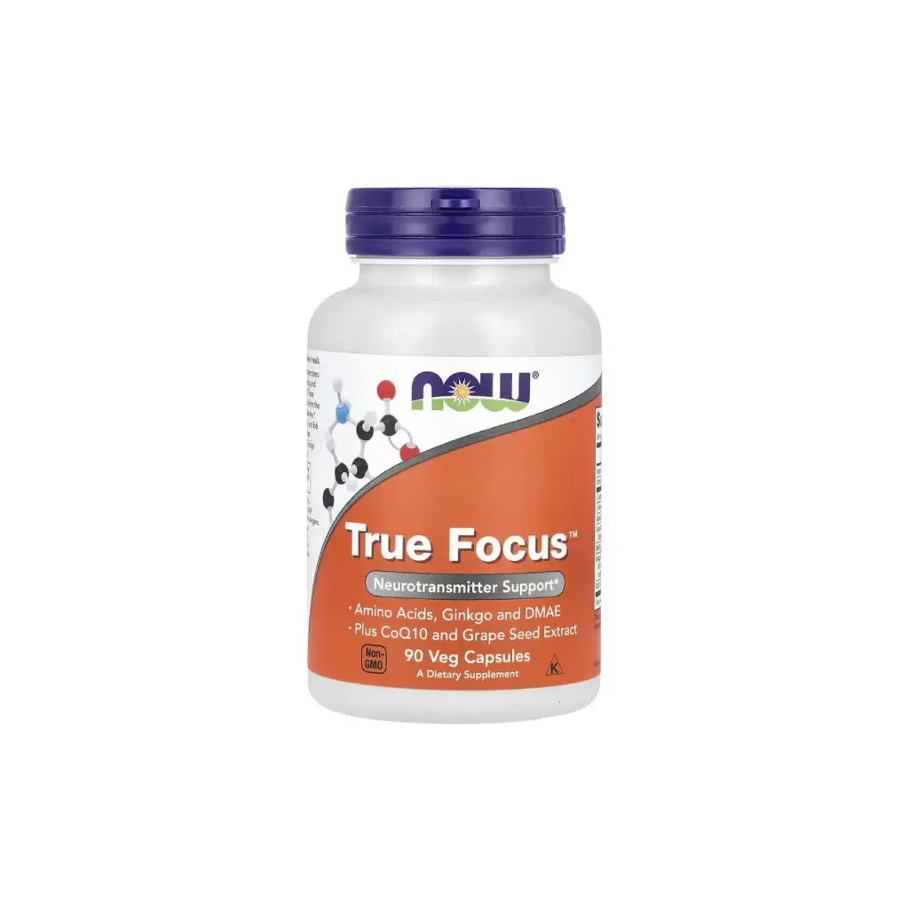 Now Foods True Focus, Refuerzo Para Los Neurotransmisores 90 Cápsulas Vegetales 