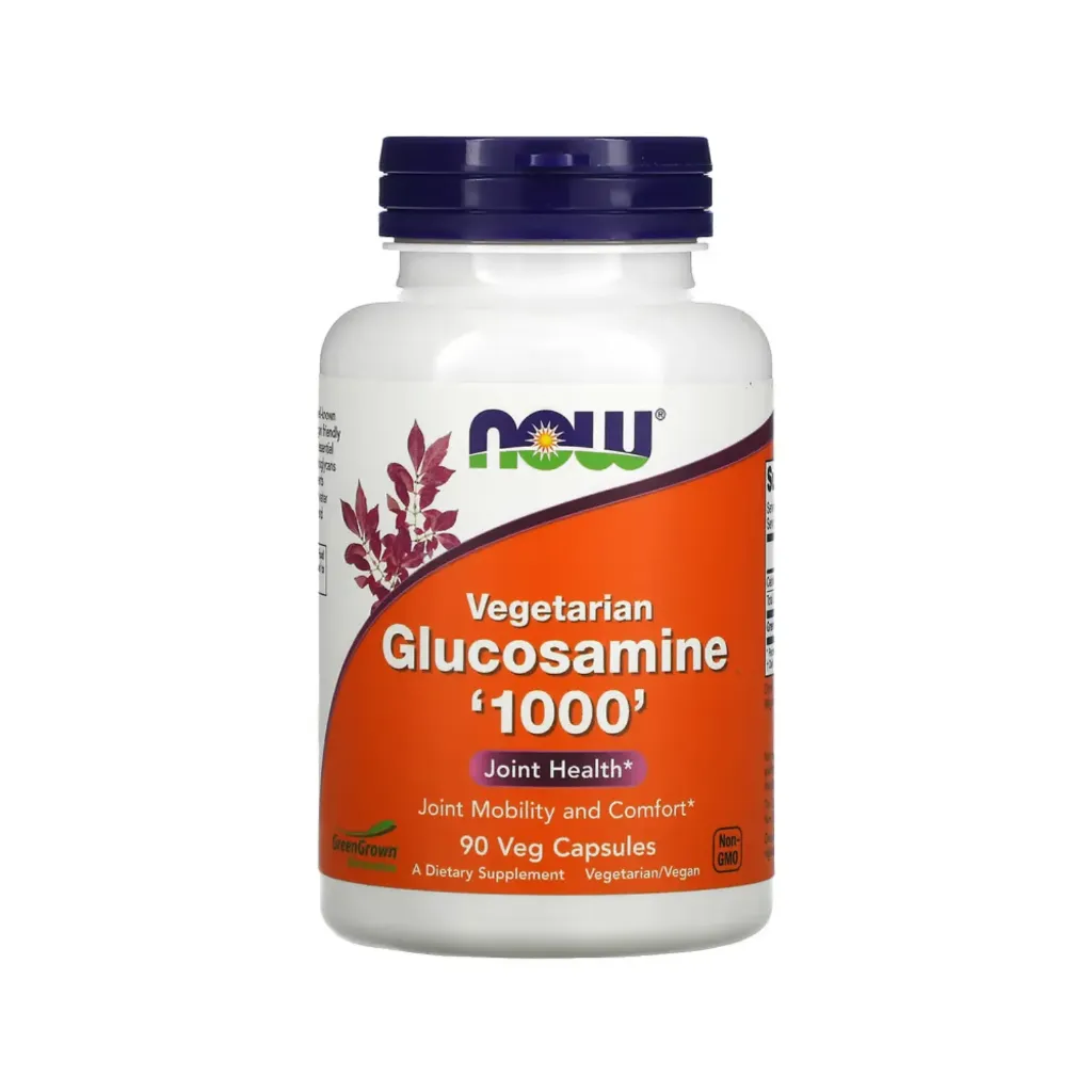 Now Foods Glucosamina Vegetal “1000” Salud De Las Articulaciones 90 Cápsulas Vegetales (1000 Mg Por Cápsula) 