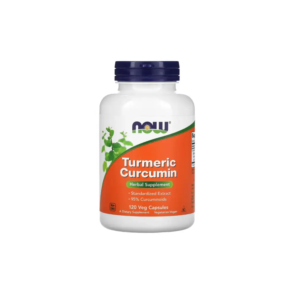 Now Foods Curcumina De Cúrcuma 120 Cápsulas Vegetales (665 Mg Por Cápsula)