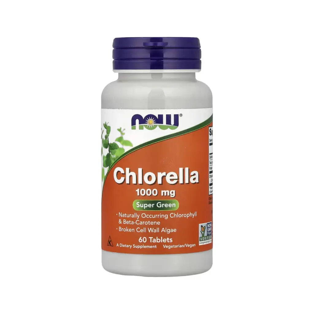 [733739026309] Now Foods, Clorela 60 Tabletas (1000 Mg Por Tableta ) Súper Verde 
