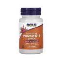Now Foods Vitamina D3, Alta Potencia 2000 UI, Promueve La Salud Muscular Y Salud Ósea E Inmunitaria 120 Cápsulas Blandas 