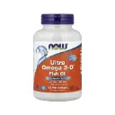 Now Foods Aceite De Pescado Ultra Omega 3-D, Apoyo Cardiovascular 90 Cápsulas Blandas De Pescado