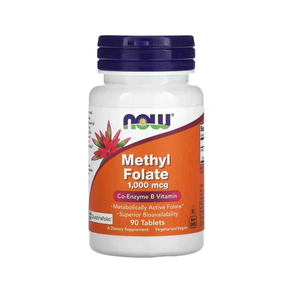 [733739004918] Now Foods Metilfolato 1000 mcg, 90 Tabletas