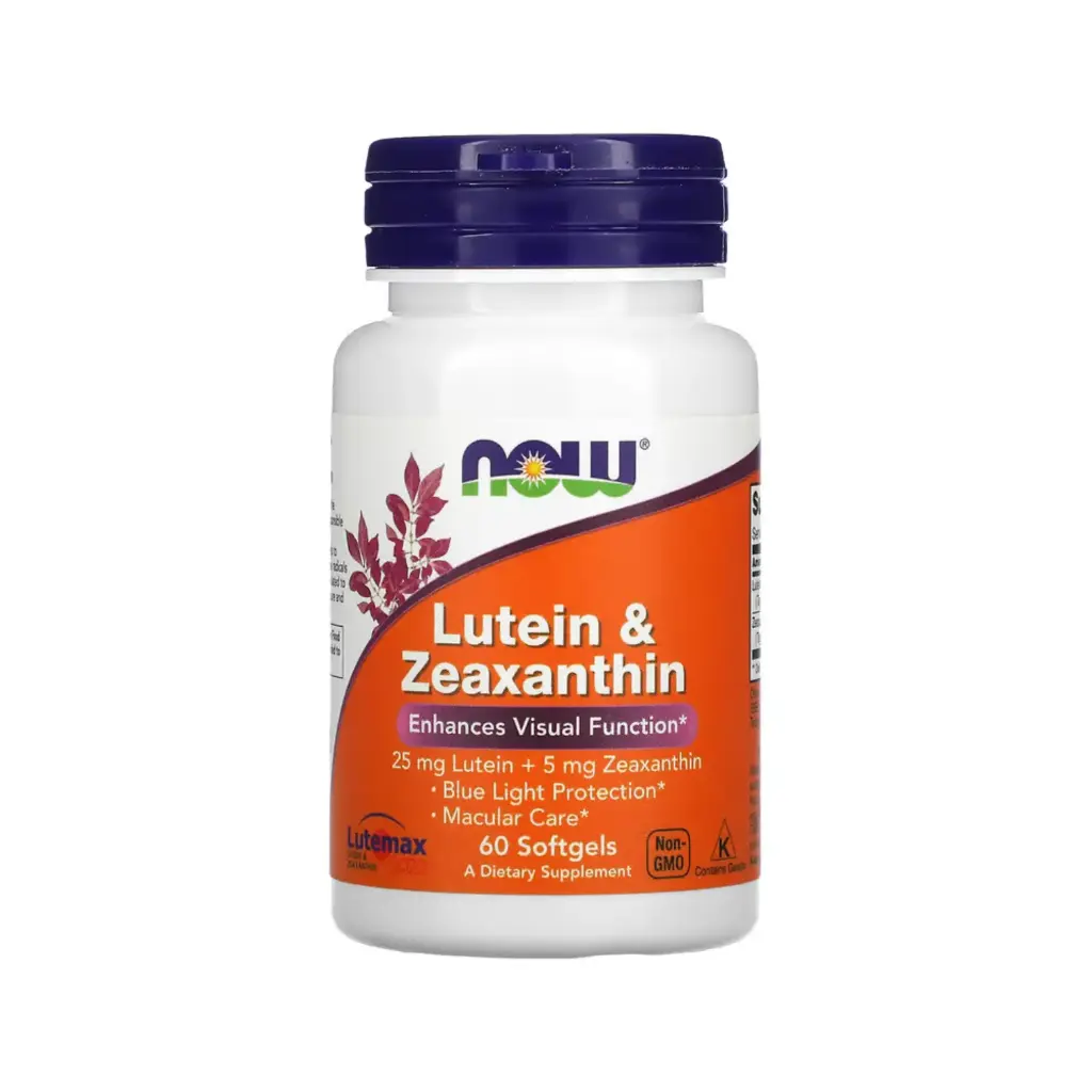 [733739030641] Now Foods Luteína 25 Mg Y Zeaxantina 5 Mg, Refuerza La Visión 60 Cápsulas Blandas