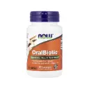 Now Foods Oralbiotic®, Suplemento Para Favorecer La Salud De Los Oídos, La Nariz Y La Garganta, 60 Pastillas