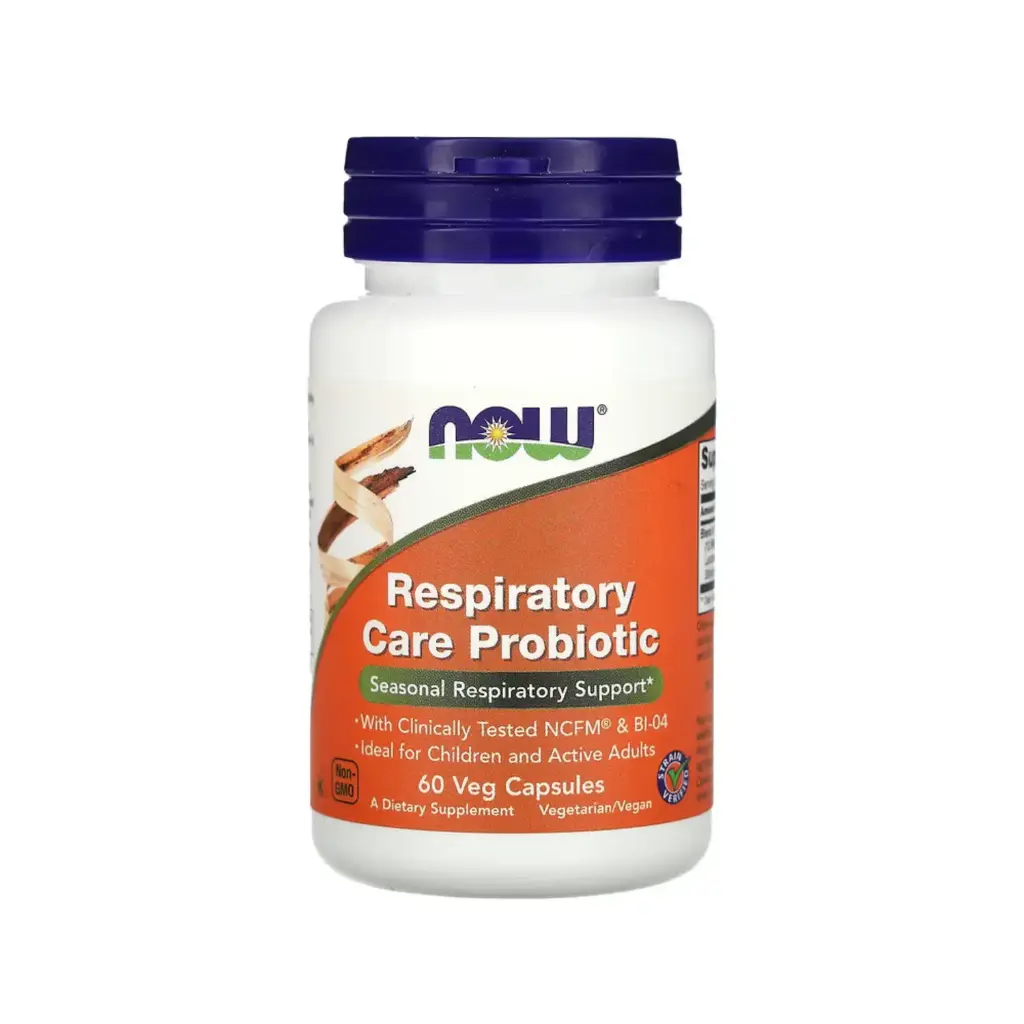 [733739029096] Now Foods Probiótico Para El Cuidado Respiratorio 60 Cápsulas Vegetales