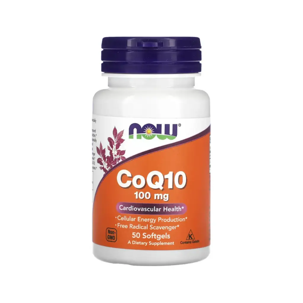[733739032089] Now Foods CoQ10 100 Mg, Salud Cardiovascular 50 Cápsulas Blandas 