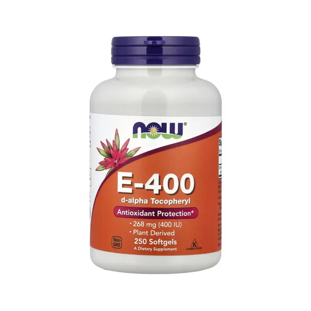 [733739008398] Now Foods Vitamina E-400 268 Mg, Protección Antioxidante 250 Cápsulas Blandas