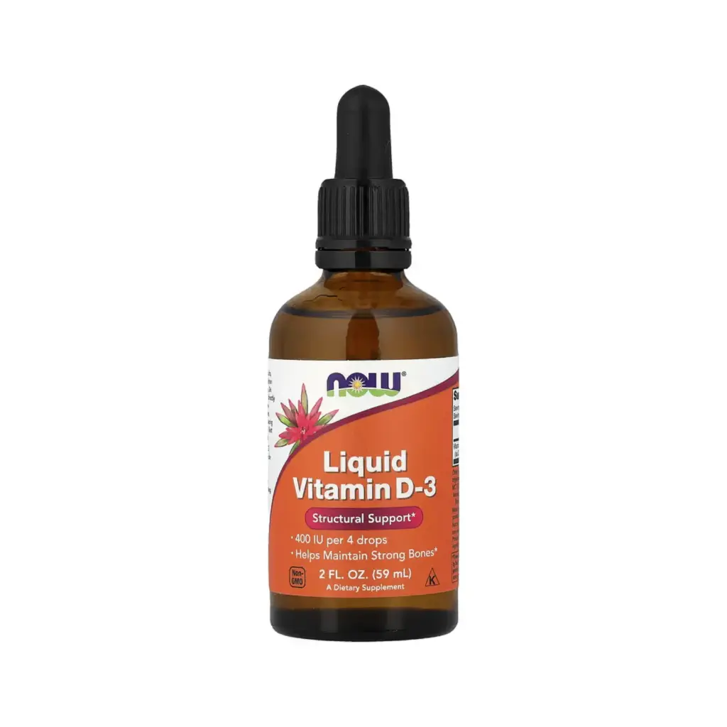 [733739003706] Now Foods Vitamina D3 Líquida, Ayuda A Mantener Los Huesos Fuertes 59 Ml (2 Oz. Líq.) 