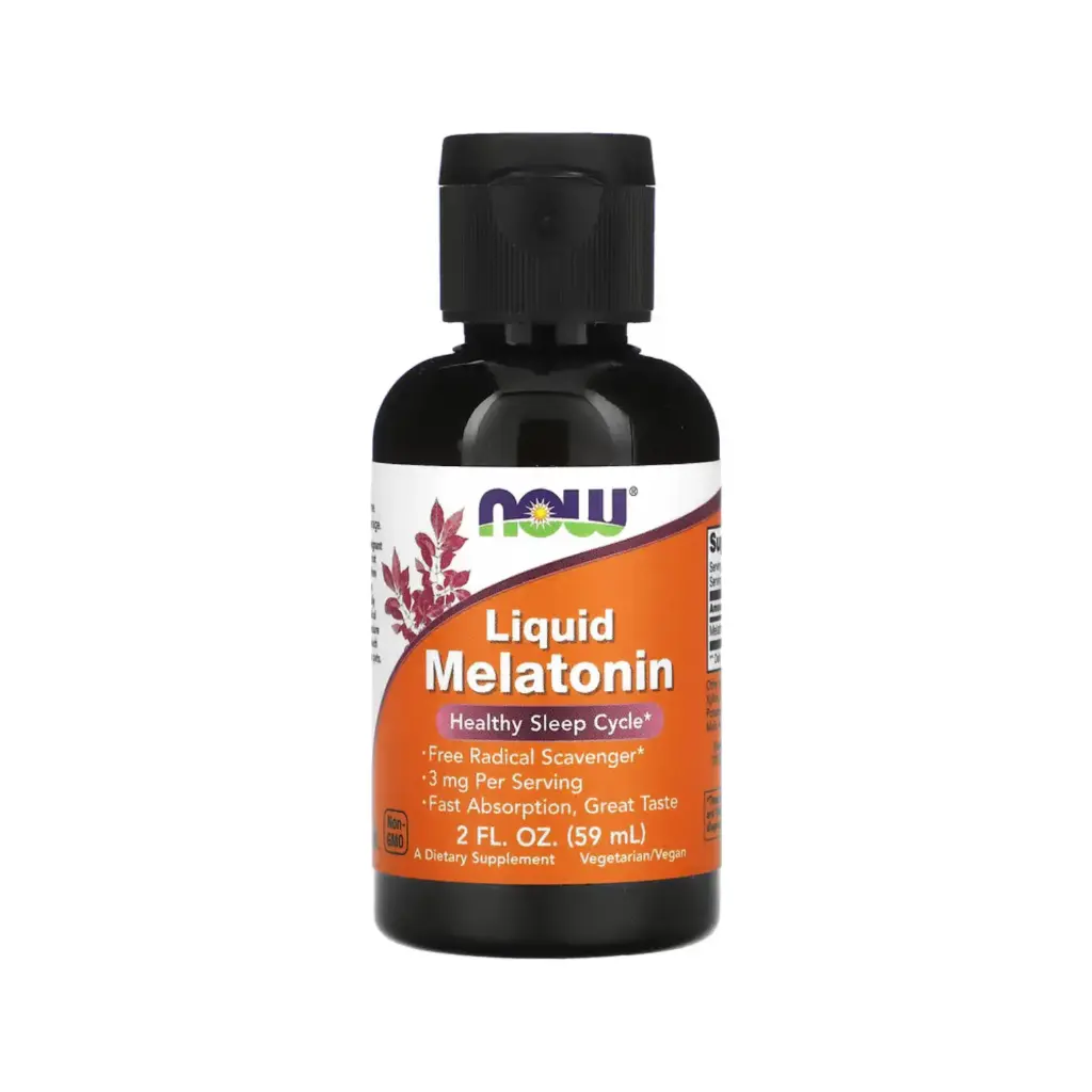 Now Foods Melatonina Salud Ciclo Del Sueño 59Ml (2 Oz. Líq.)