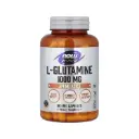 Now Foods Deportes L-Glutamina Doble Concentración 1000 Mg, Apoyo Inmunológico 120 Cápsulas Vegetales 