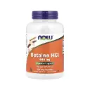 Now Foods Clorhidrato De Betaína 648 Mg, Salud Digestiva 120 Cápsulas Vegetales 