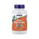 Now Foods Glicinato De Zinc Con 30 Mg De Zinc De Albion Con 250 Mg De Aceite De Semilla De Calabaza, Favorece La Salud De La Próstata 120 Cápsulas Blandas