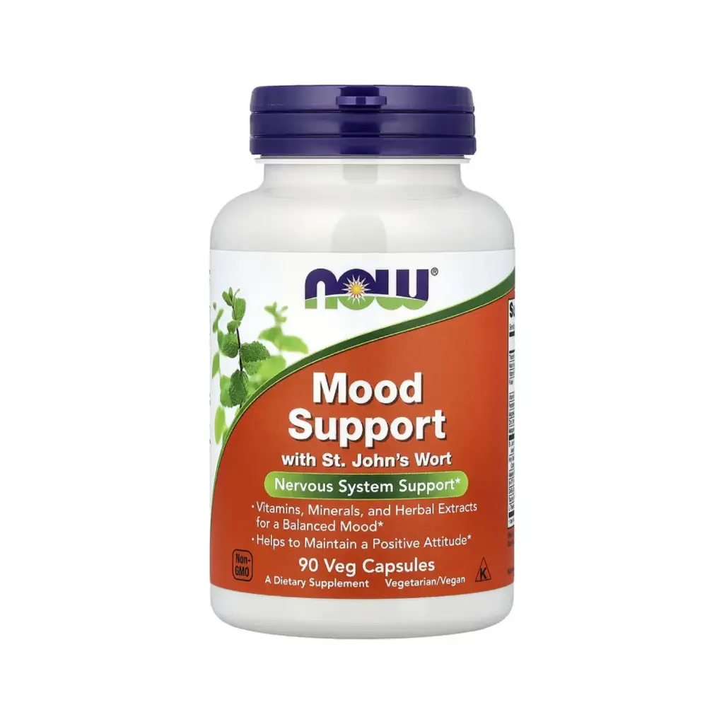 [733739033512] Now Foods Mood Support Para El Estado De Ánimo, Vitaminas, Minerales Y Extractos Herbales Para Lograr Un Estado De Ánimo Equilibrado 90 Cápsulas Vegetales