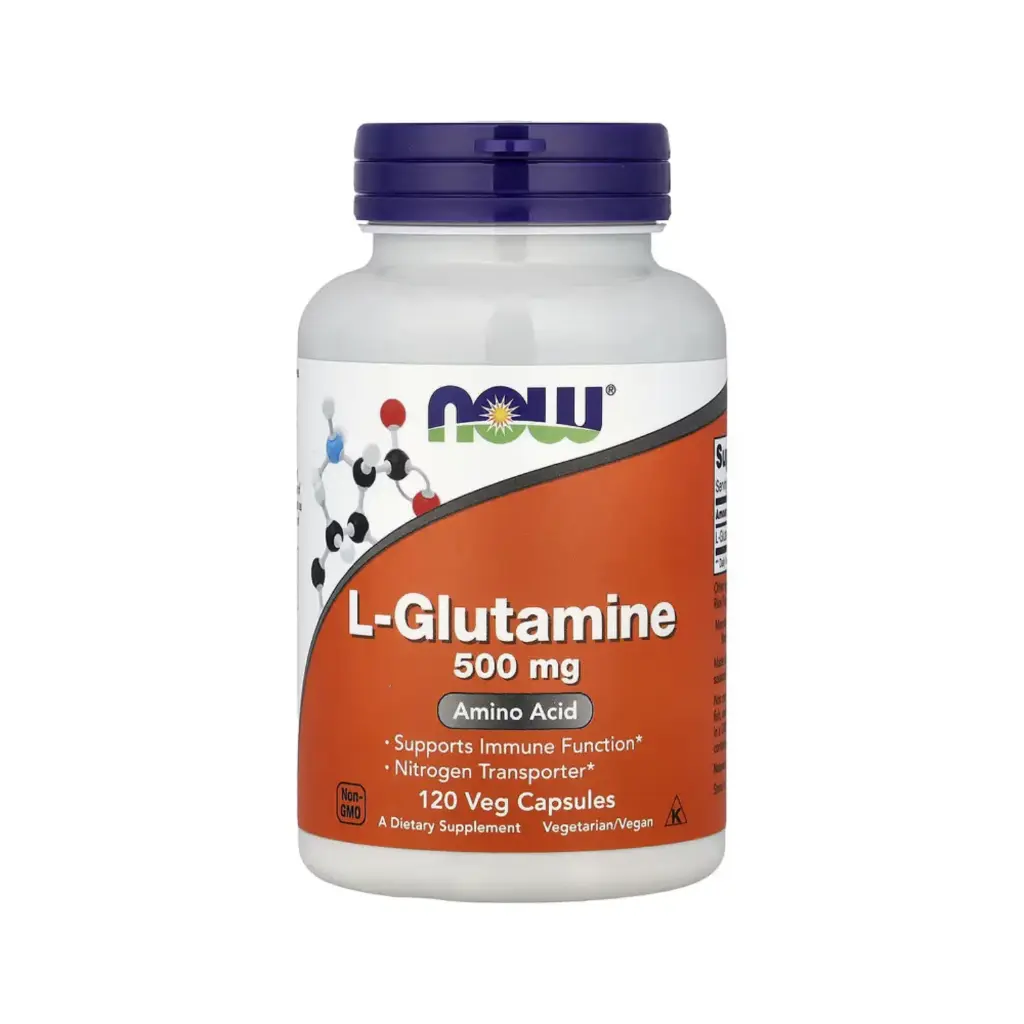 [0733739000927] Now Foods L-Glutamina 500 Mg, Refuerza La Función Inmunitaria 120 Cápsulas Vegetales 