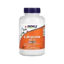 Now Foods L-Arginina 500 Mg, Aminoácido Condicionalmente Esencial Y Precursor Del Óxido Nítrico 250 Cápsulas Vegetales