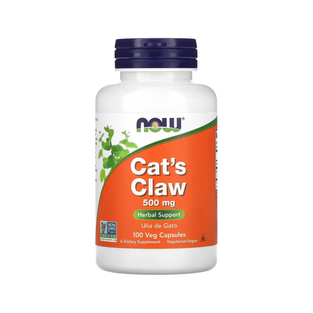 [733739046185] Now Foods Uña De Gato 500 Mg 100 Cápsulas Vegetales