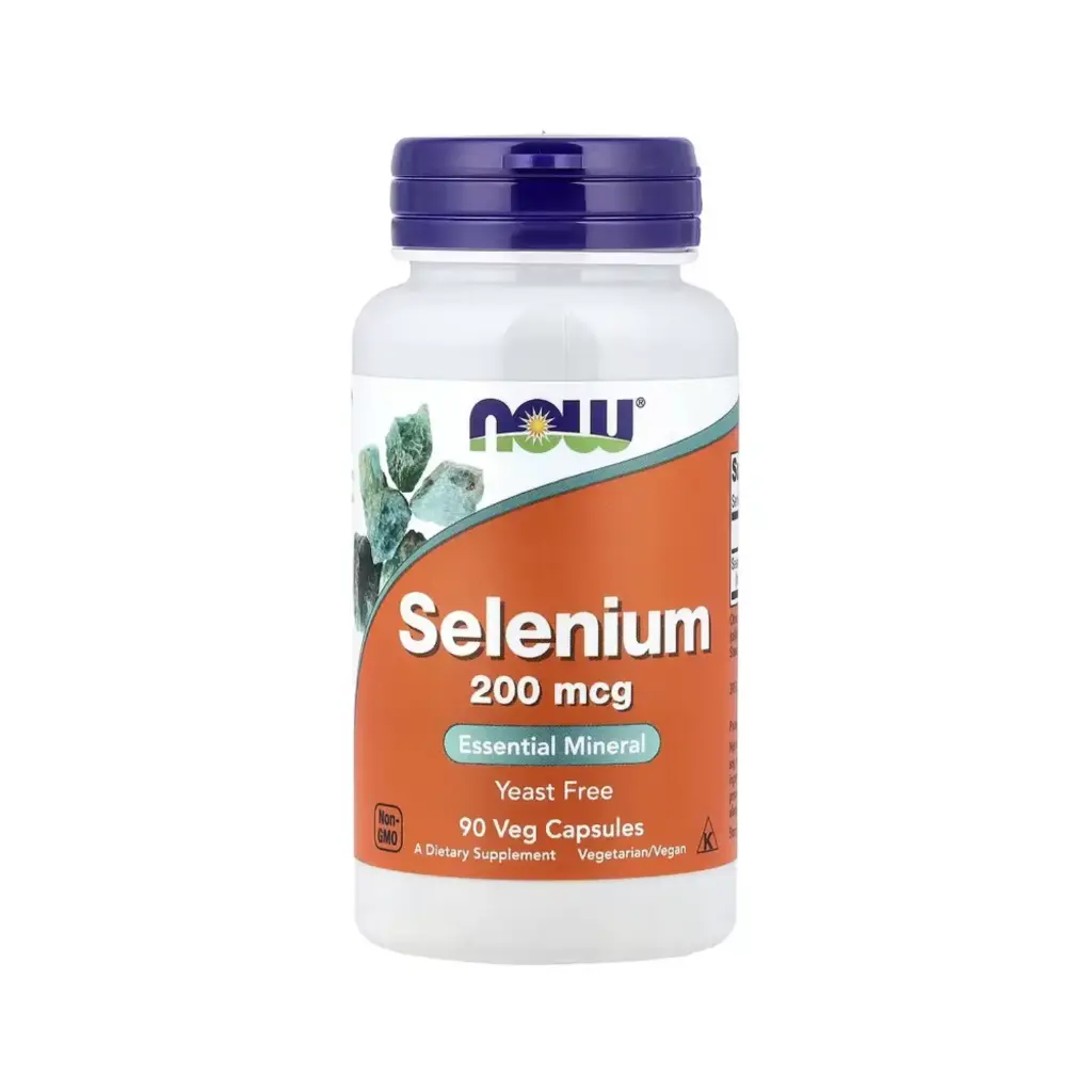 Now Foods Selenio 200 Mcg, Producto Kosher 90 Cápsulas Vegetales