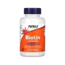 Now Foods Biotina 5000 Mcg, Promueve El Funcionamiento Inmunitario Normal Y Favorece El Metabolismo De Los Aminoácidos 120 Cápsulas Vegetales