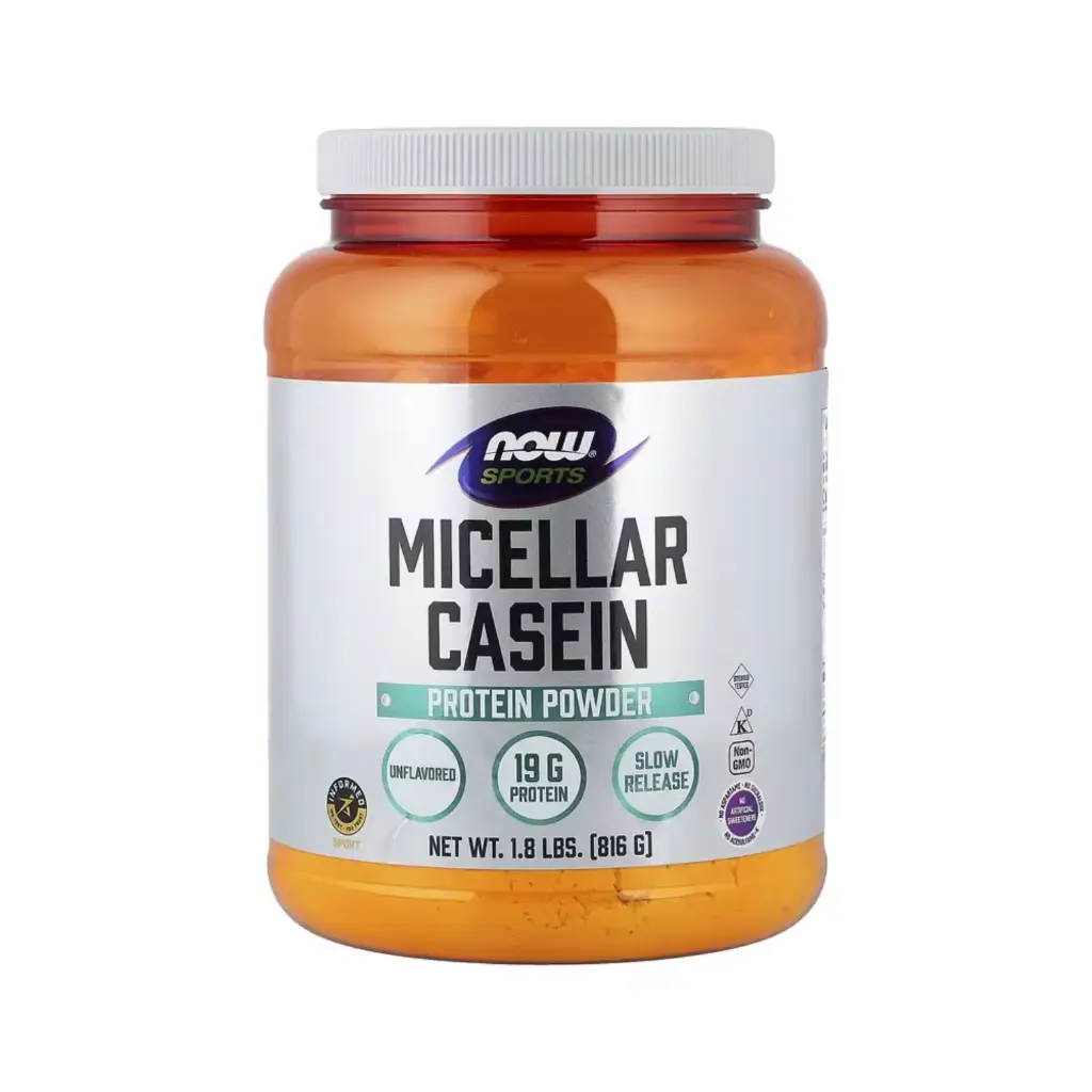 Now Foods Deportes Caseína Micelar, Instantánea 19 G De Proteína 816 G (1,8 Lb)