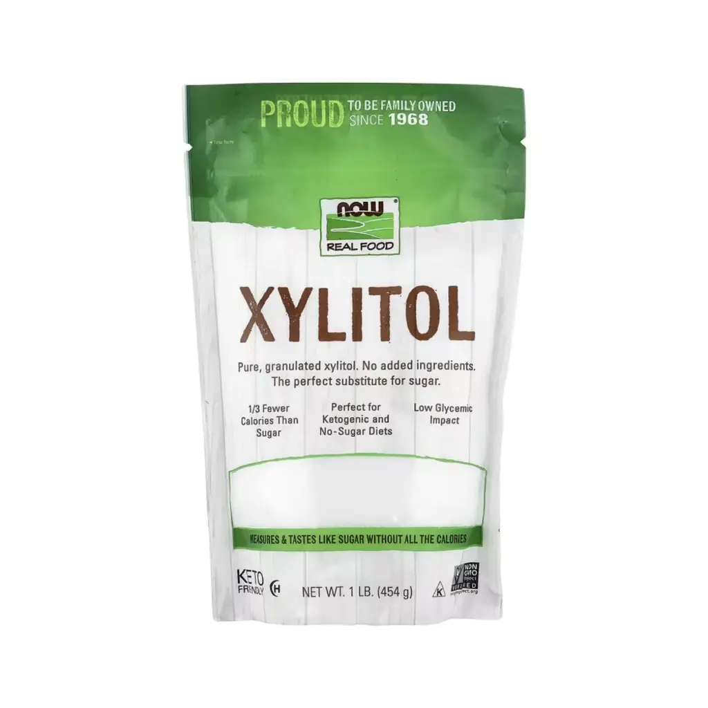 [733739069832] Now Foods Real Food Xylitol 454 G (1 Lb) Producto Perfecto Para Dietas Cetogénicas Y Sin Azúcar, Mide Y Sabe A Azúcar, Pero Sin Todas Las Calorías