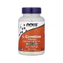 Now Foods L-Carnitina 1000 Mg, Refuerzo Para El Acondicionamiento Físico Y Potencia La Energía Celular 50 Tabletas 