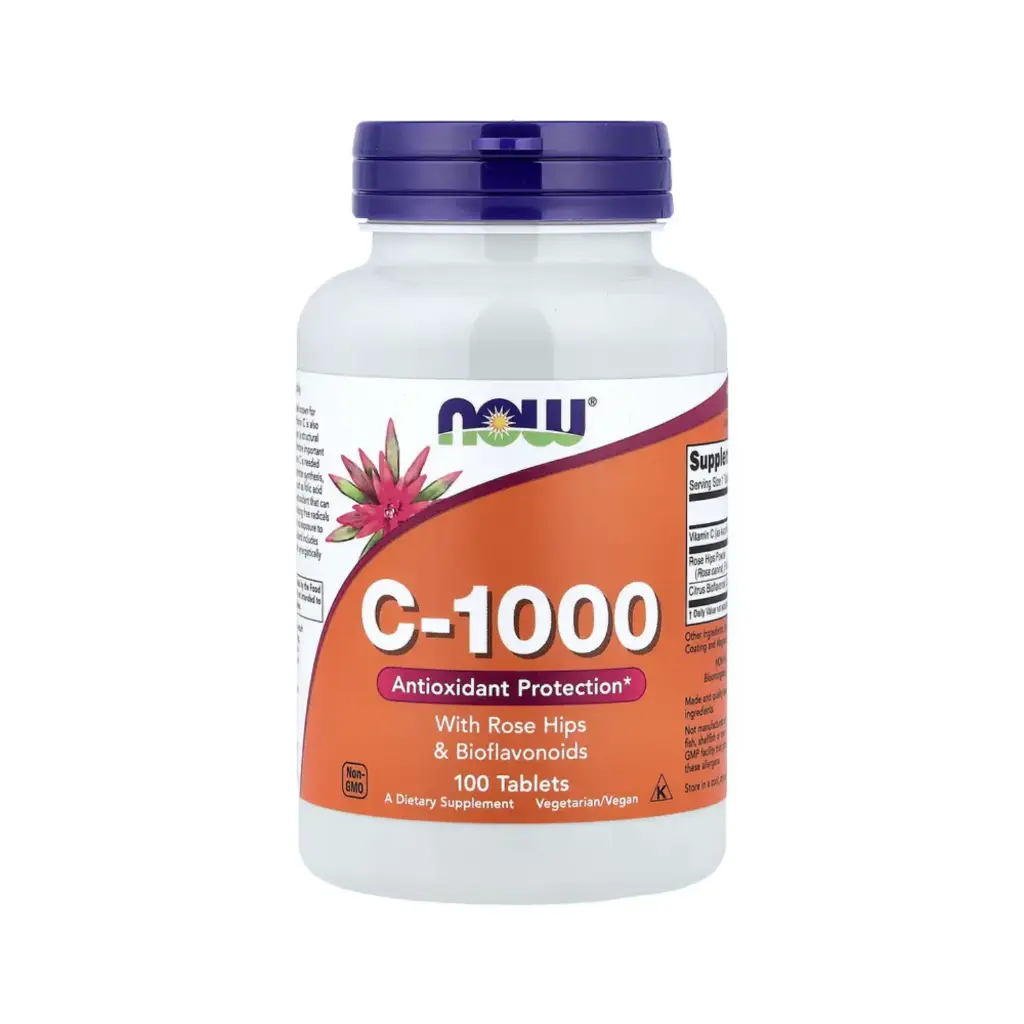 [733739006851] Now Foods C-1000 Con Rosa Mosqueta Y Bioflavonoides Proteccion Antioxidante 100 Tabletas