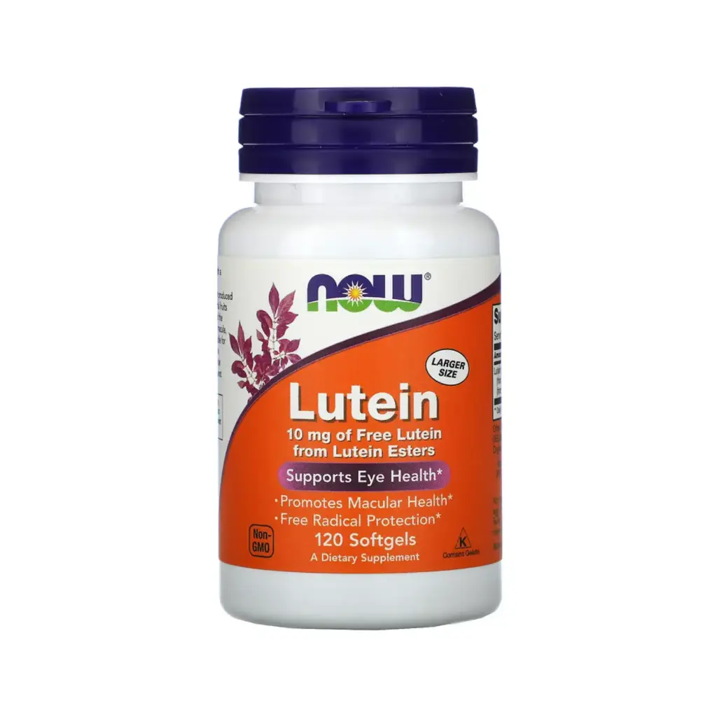 [733739030573] Now Foods Luteína 10 Mg, Favorece La Salud Ocular Y Promueve La Salud Macular 120 Cápsulas Blandas 