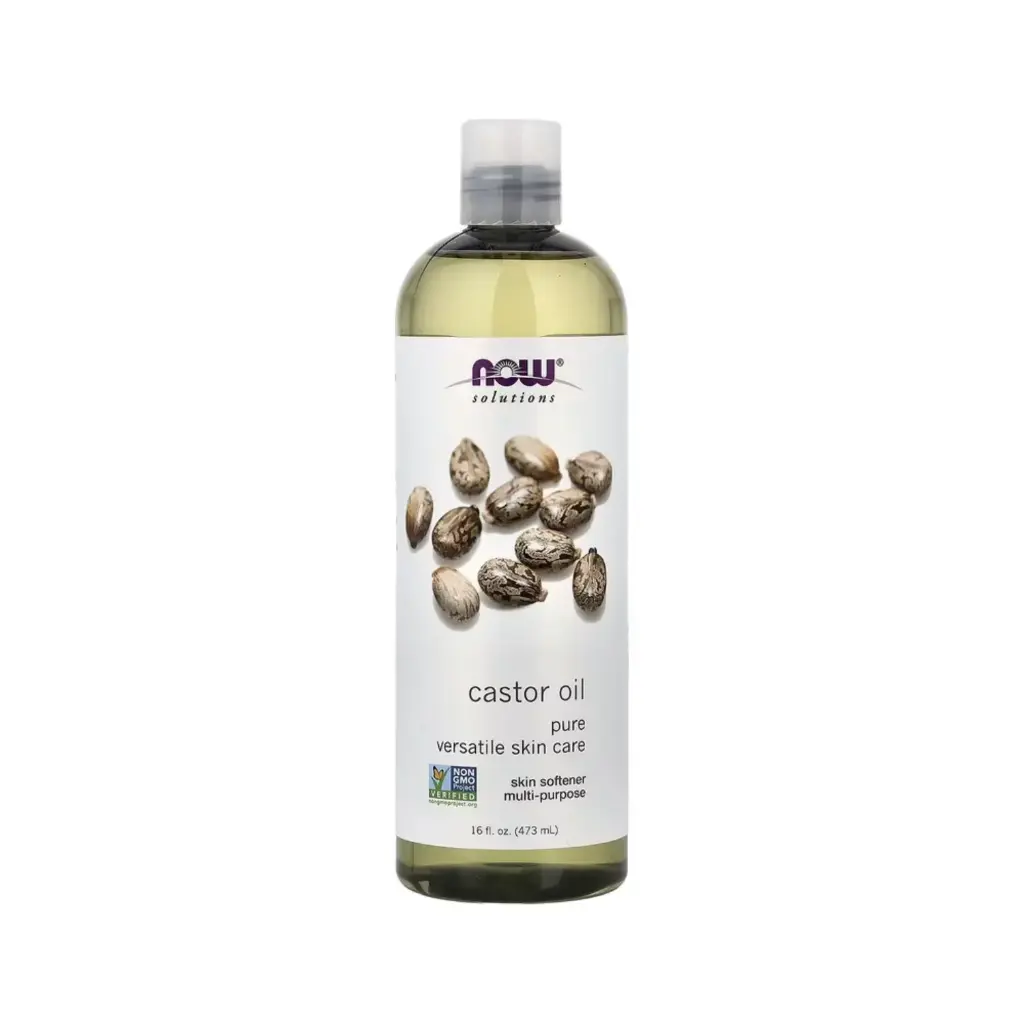 Now Foods Solutions Aceite De Ricino, Cuidado De La Piel Versátil 473 Ml (16 Oz. Líq.) 