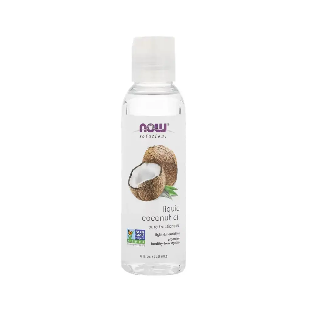 [733739076991] Now Foods Solutions Aceite De Coco Líquido, Fraccionado Puro, 118 Ml (4 Oz. Líq.) 