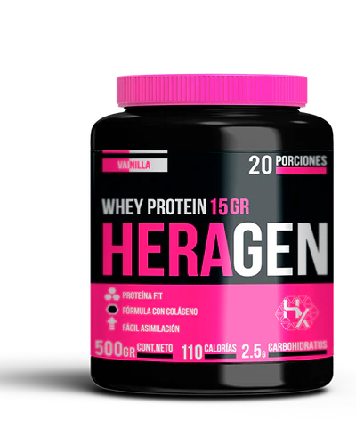 [heragen 500g] HOLIX LAB WHEY PROTEIN HERAGEN PROTEINA + COLAGENO 500GR VAINILLA