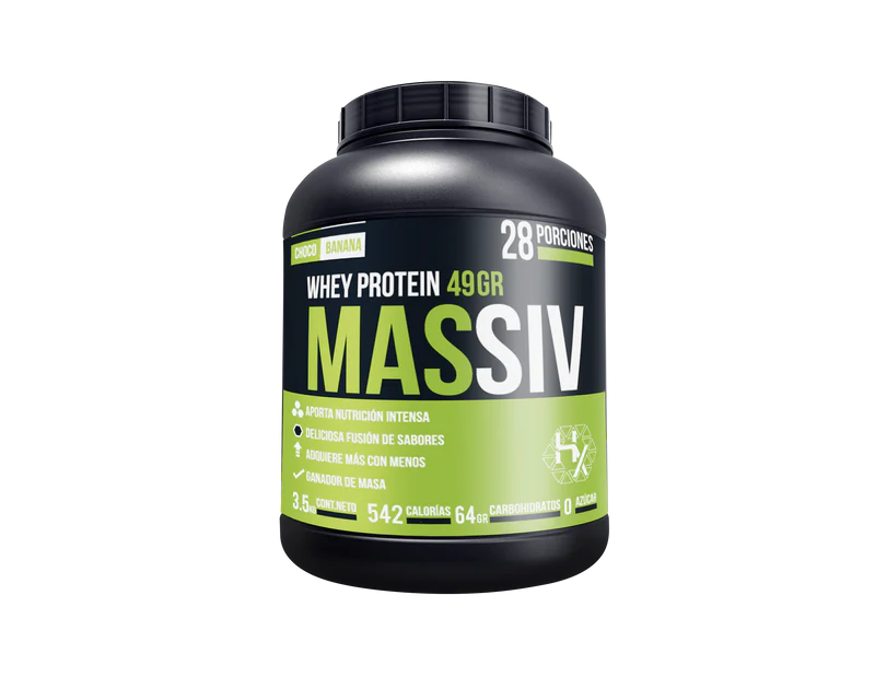 [161123_01458] HOLIX LAB MASSIV PROTEINA WHEY 3.5 KG 28 SERVICIOS CHOCOBANANA