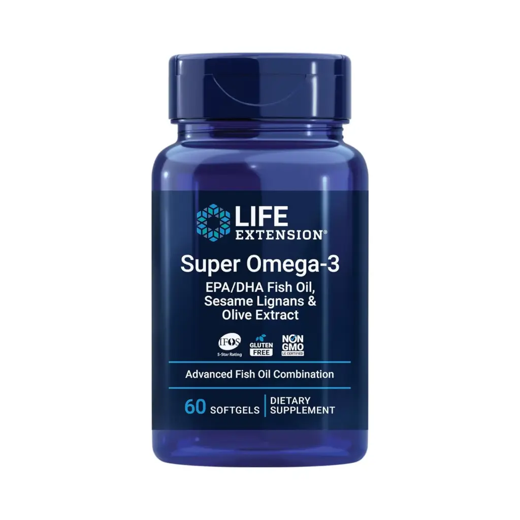 [737870198369] Life Extension Super Omega-3 EPA, aceite de pescado DHA, 60 cápsulas blandas