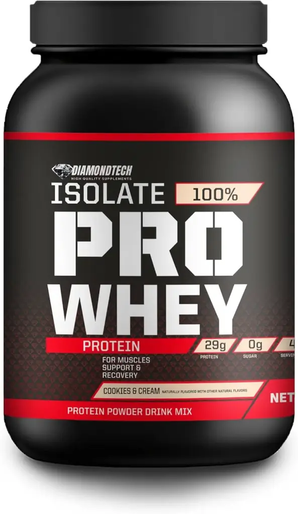[B0BS2GZV6Z] DiamondTech Proteína Isolate Pro Whey 3lbs Cookies and Cream